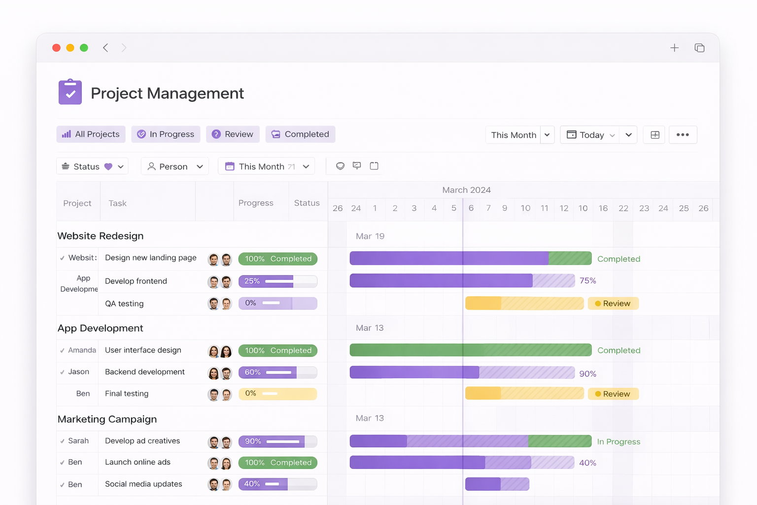 Project Tracker